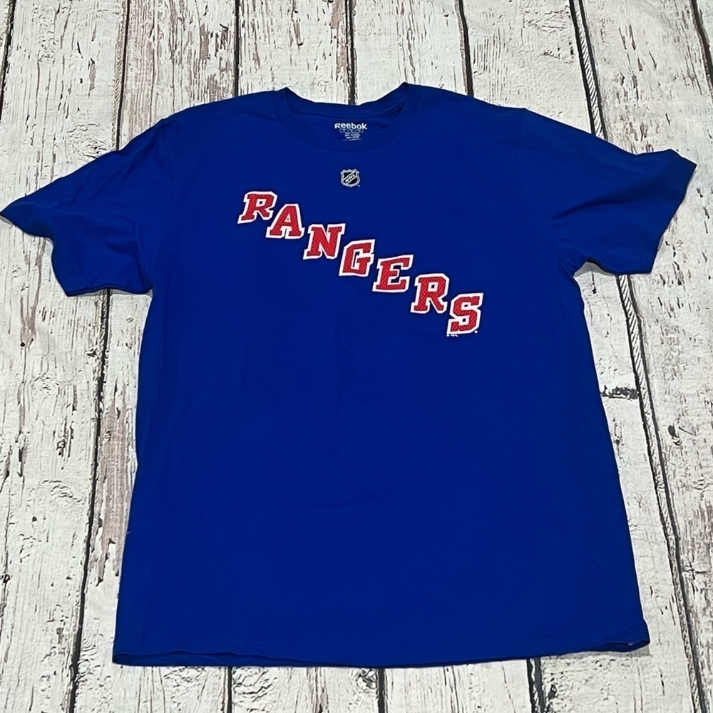 Rick Nash New York Ranger NHL Hockey Reebok Sports Tee Tshirt